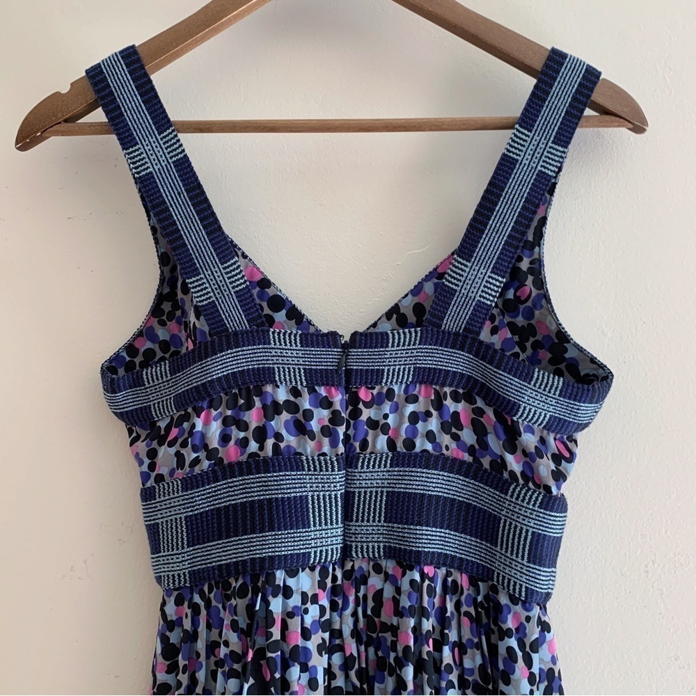 Plenty by Tracy Reese Polka Dot Silk Sleeveless Dress Sz 4 Summer Cocktails - Picture 4 of 6